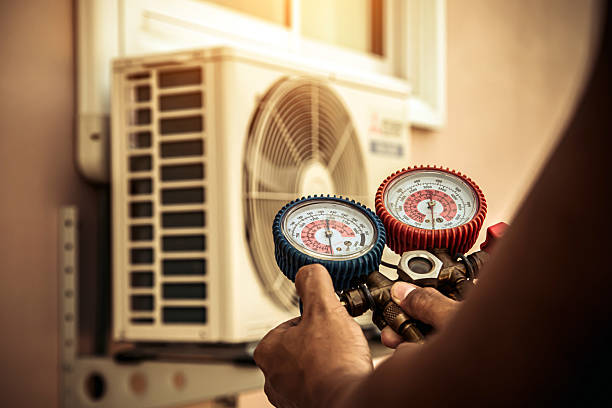 Professional Ductwork Repair technician working in Akron, NY